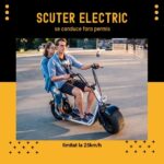 scuter electric fara permis moped