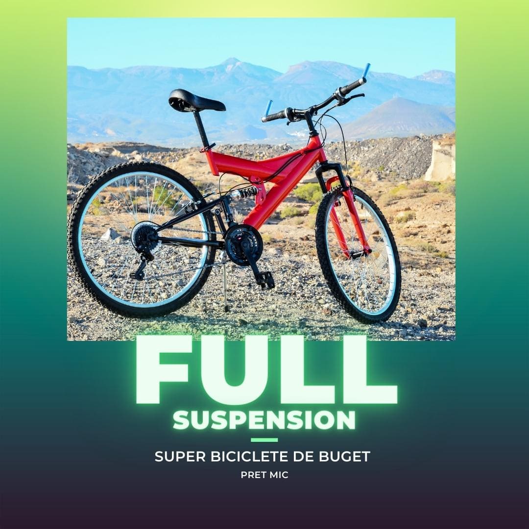 bicicleta full suspension 3000 lei